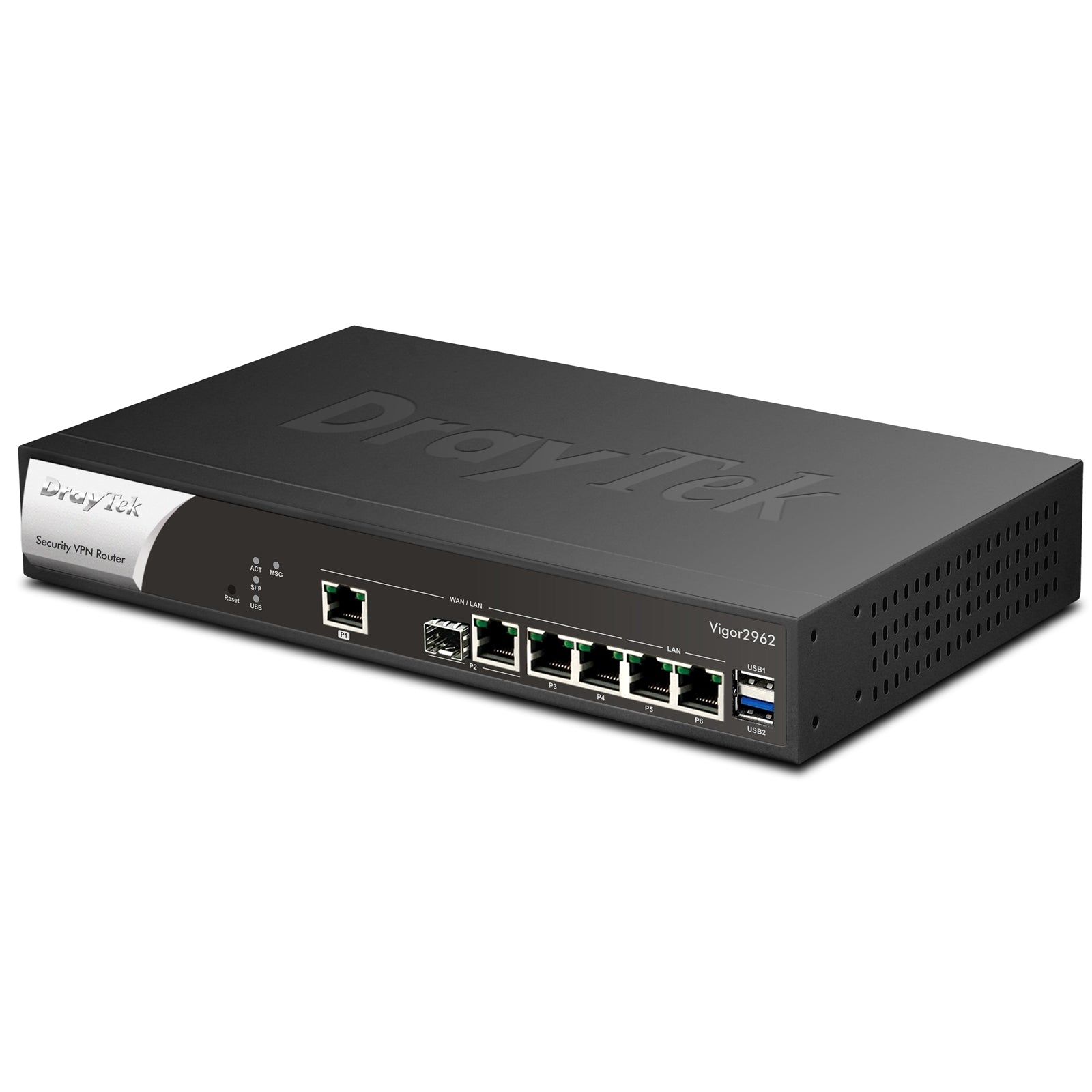 DrayTek Vigor 2962 Dual-WAN VPN Router 2.5GbE 2.2Gbps Enterprise DrayTek Vigor 2962 Dual-WAN VPN Router 2.5GbE 2.2Gbps Enterprise
